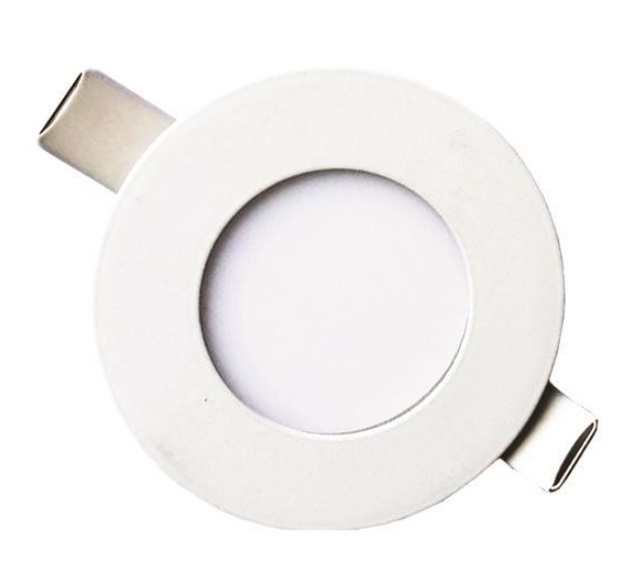 Downlighter inbouw LED SLIM F85 3W 3000K wit PLUS
