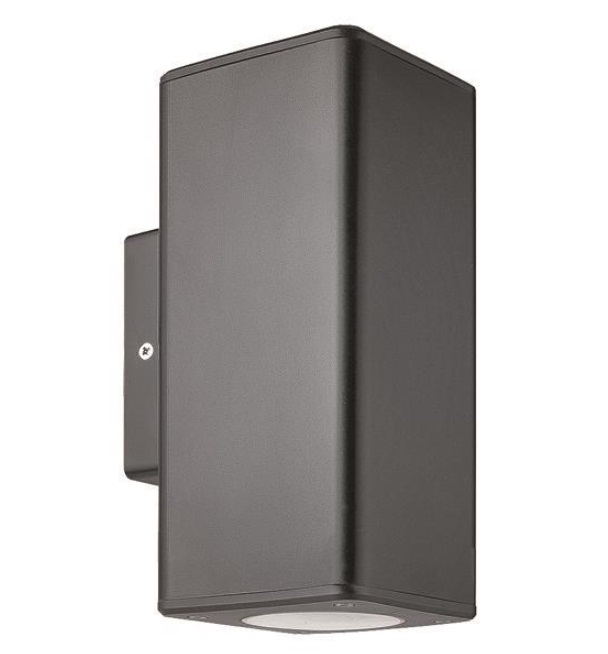 Himalia Long Wall Light Vierkant UP-DOWN  GU10 Antraciet