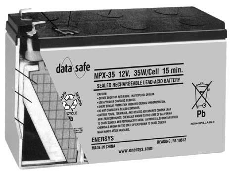 EnerSys NPX35 12V 9Ah GEL  [4,8mm Fast-On]