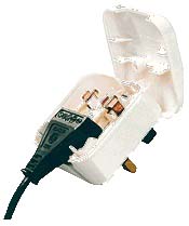 Converterplug EURO-UK Wit 3A