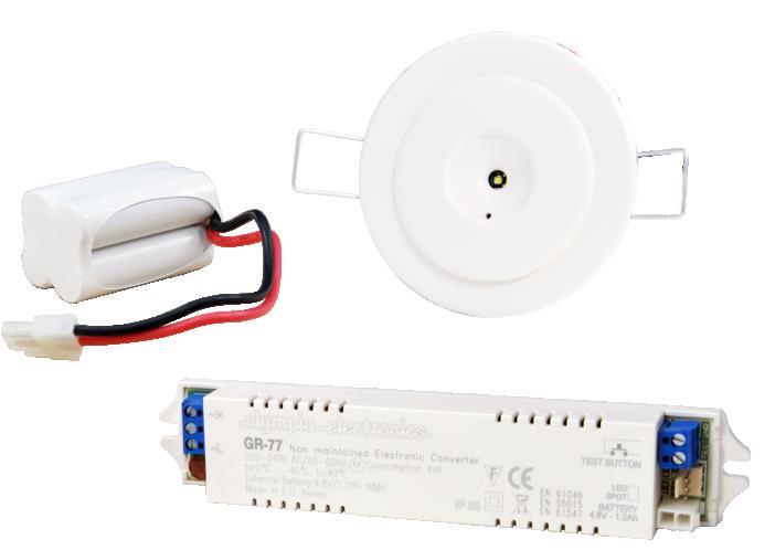 LED Inbouwspot KIT-77/84 Nood