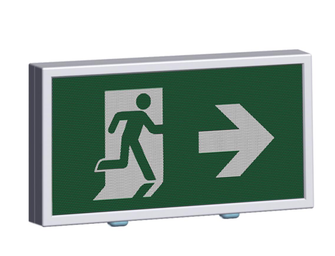Dynamische Noodverlichting DN-1002 18W AT Wit met potentiaal contact sturing