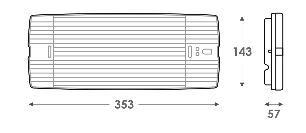 LED noodverlichting GR-1310/6P