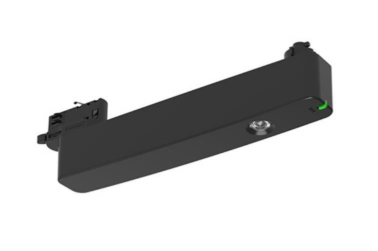 Noodverlichting MONO 3h Zwart 2W 250LM 6500K Selftest 3fase rail
