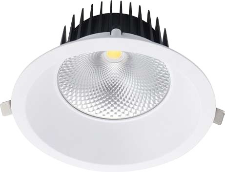 Downlighter DLF61 D185 4000K 30W  voorzien van Noodverlichting + Autotest