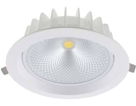 Downlighter DLG81-40 D220 4000K 40W  voorzien van Noodverlichting + Autotest